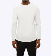 AO Long Sleeve Curve Hem Tee