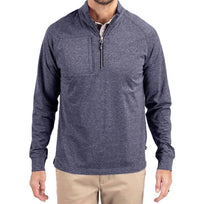 Cutter & Buck - Adapt Eco Knit Quarter Zip Pullover Sweatshirt
