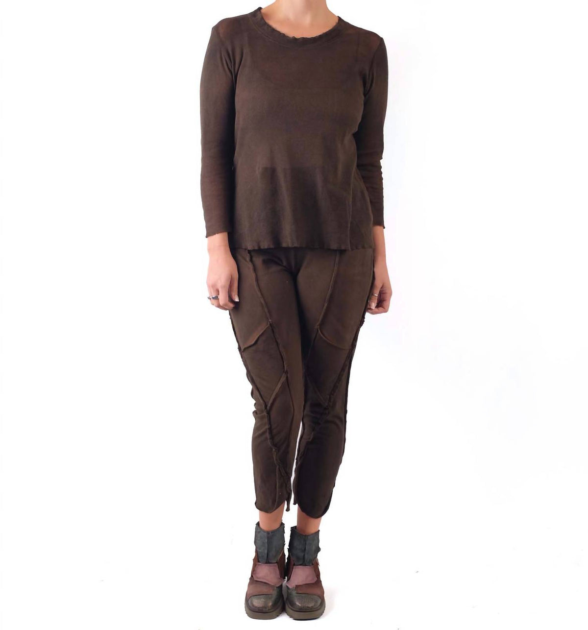 Cynthia Ashby - Mesh Long Sleeve Top