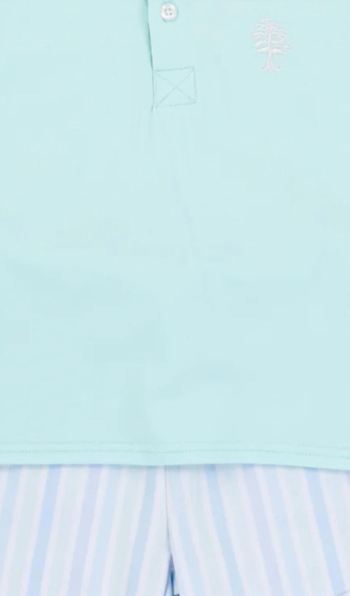 Cypress Row - Boys Seaside Stripe Porter Polo Set