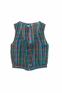 Dôen - Alderbrook Plaid Top