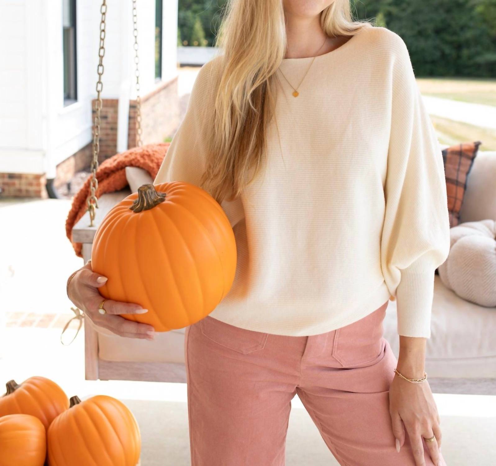 Carole Christian Dolman Sleeve Sweater - women's blouse - view 6