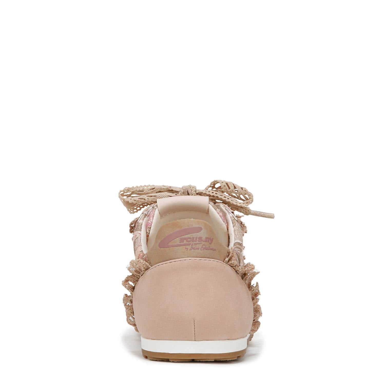 Sam Edelman Women's Nash Lace Up Sneaker in natural multi linen - women's sneaker - detail view