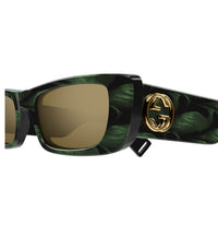 Gucci - Rectangle Non Polarized Sunglasses 0516s - 014