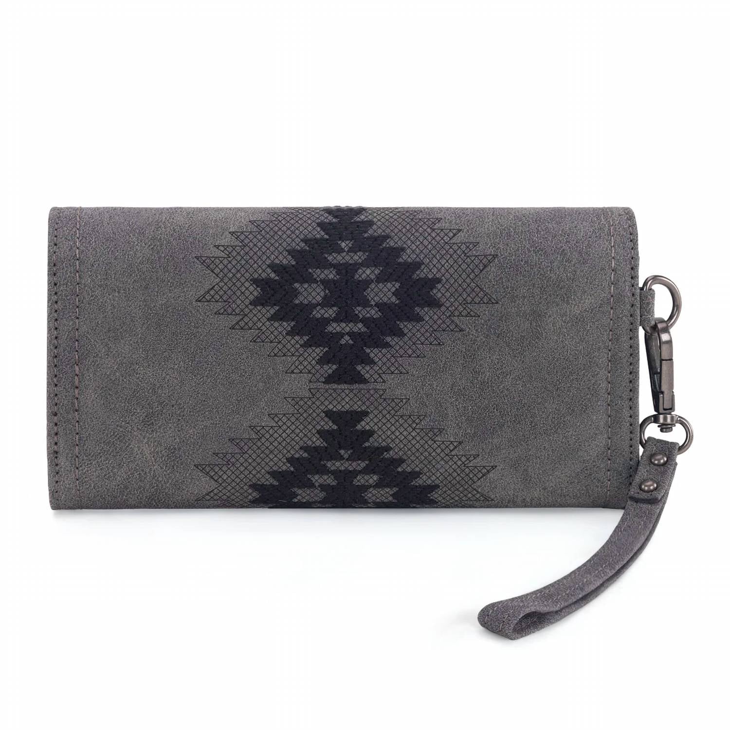 Wrangler - Women's Aztec Embroidered Wallet Wristlet