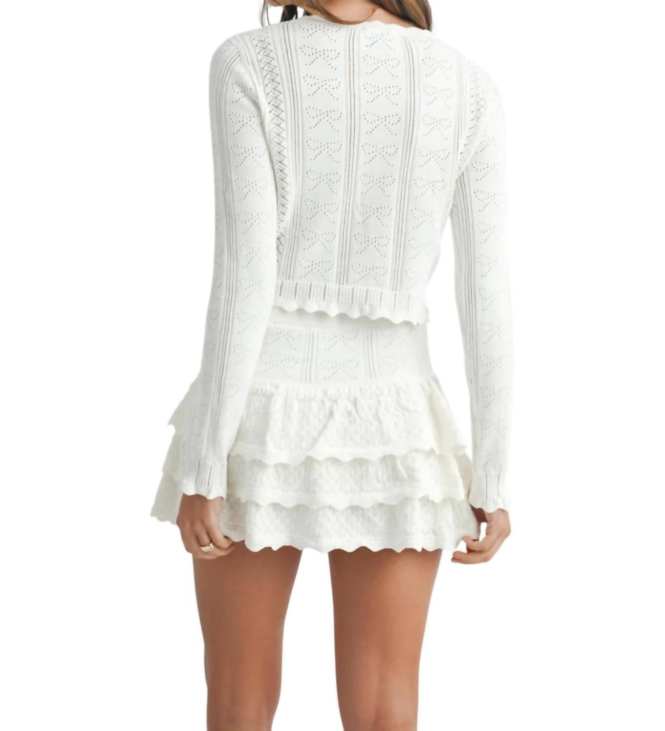 Lele - Lollie Top And Skirt Set