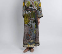 Sabina Savage - Oranges And Lemons Silk Robe