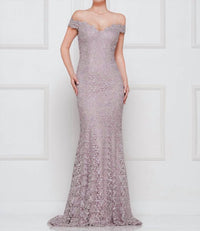 Off Shoulder Lace Gown