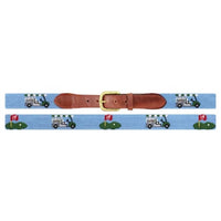 Smathers & Branson - Men's Needlepoint Beverage Cart Belt