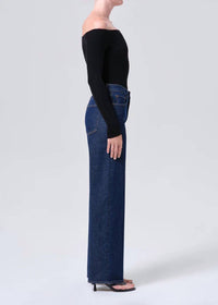 AGOLDE Harper Mid Rise Relaxed Straight Jeans in reissue - women's jeans - alternate view
