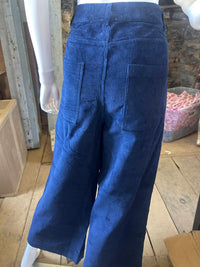 Before You - Women's Corduroy Ankle Wide Leg Pants