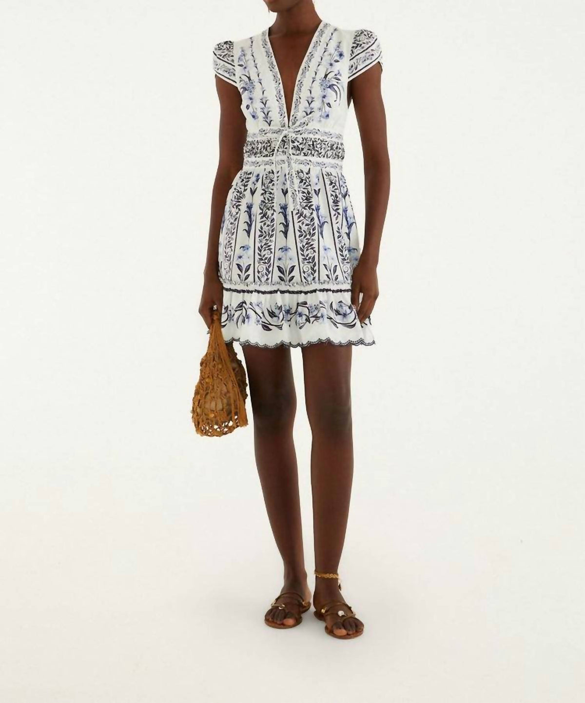 Farm Rio - FLOWERS ARCH MINI DRESS