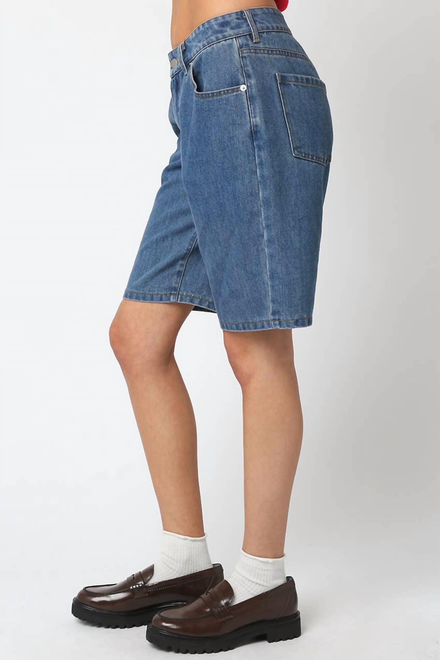 Olivaceous - Ashly Bermuda Shorts
