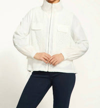 Fdj - Eyelet Lace Jacket