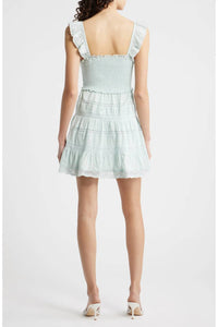 Loveshackfancy - Colbera Lace Trimmed Cotton Mini Dress