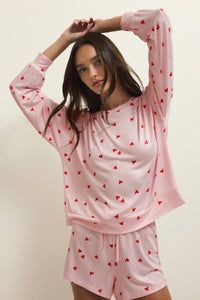 Z Supply - Mira Heart Long Sleeved Top