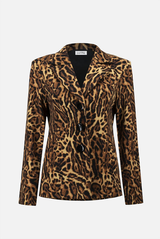 Joseph Ribkoff - Women's Leopard Print Blazer