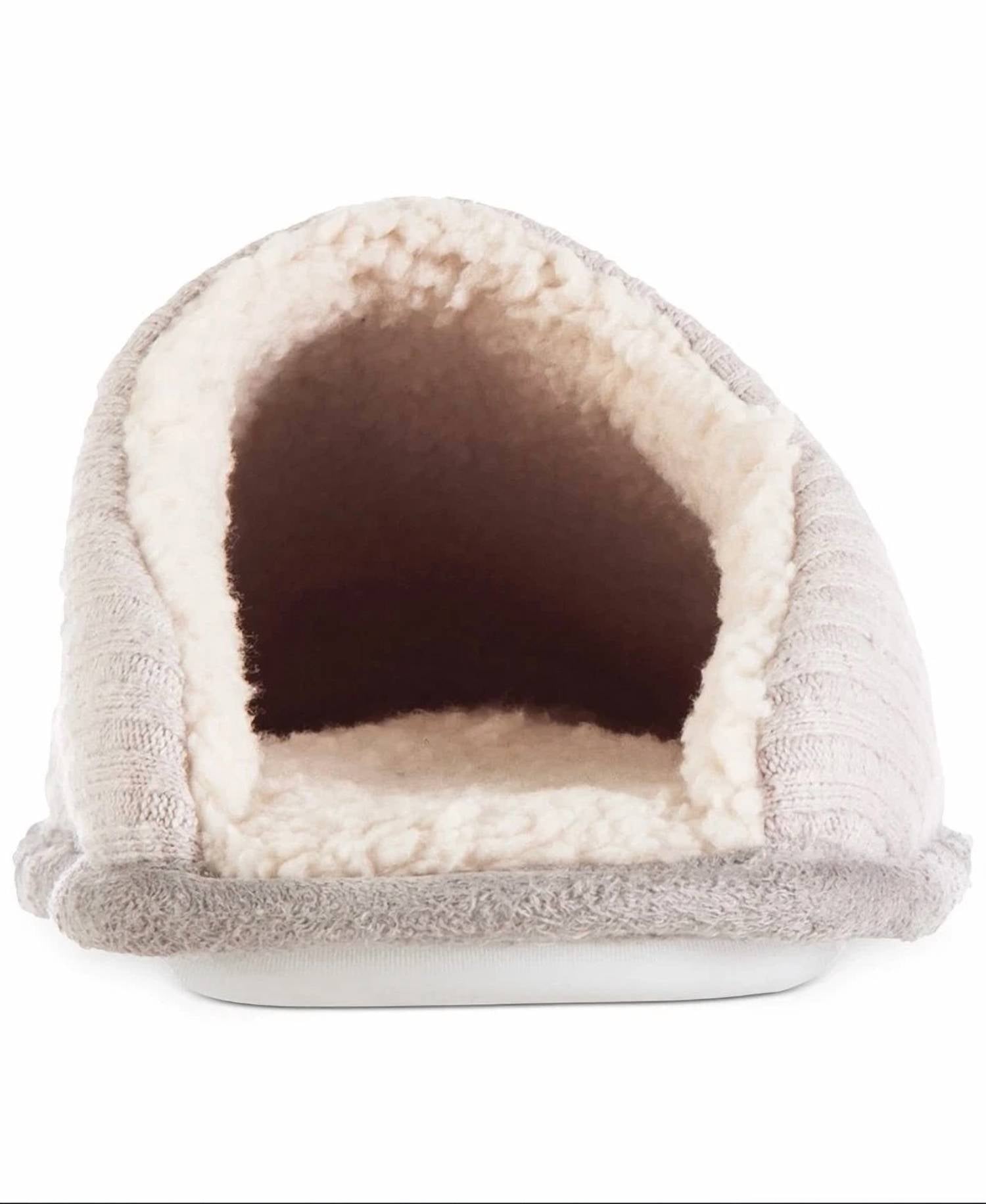 Isotoner - Women's Fine Guage Rib Knit Scuff Slippers