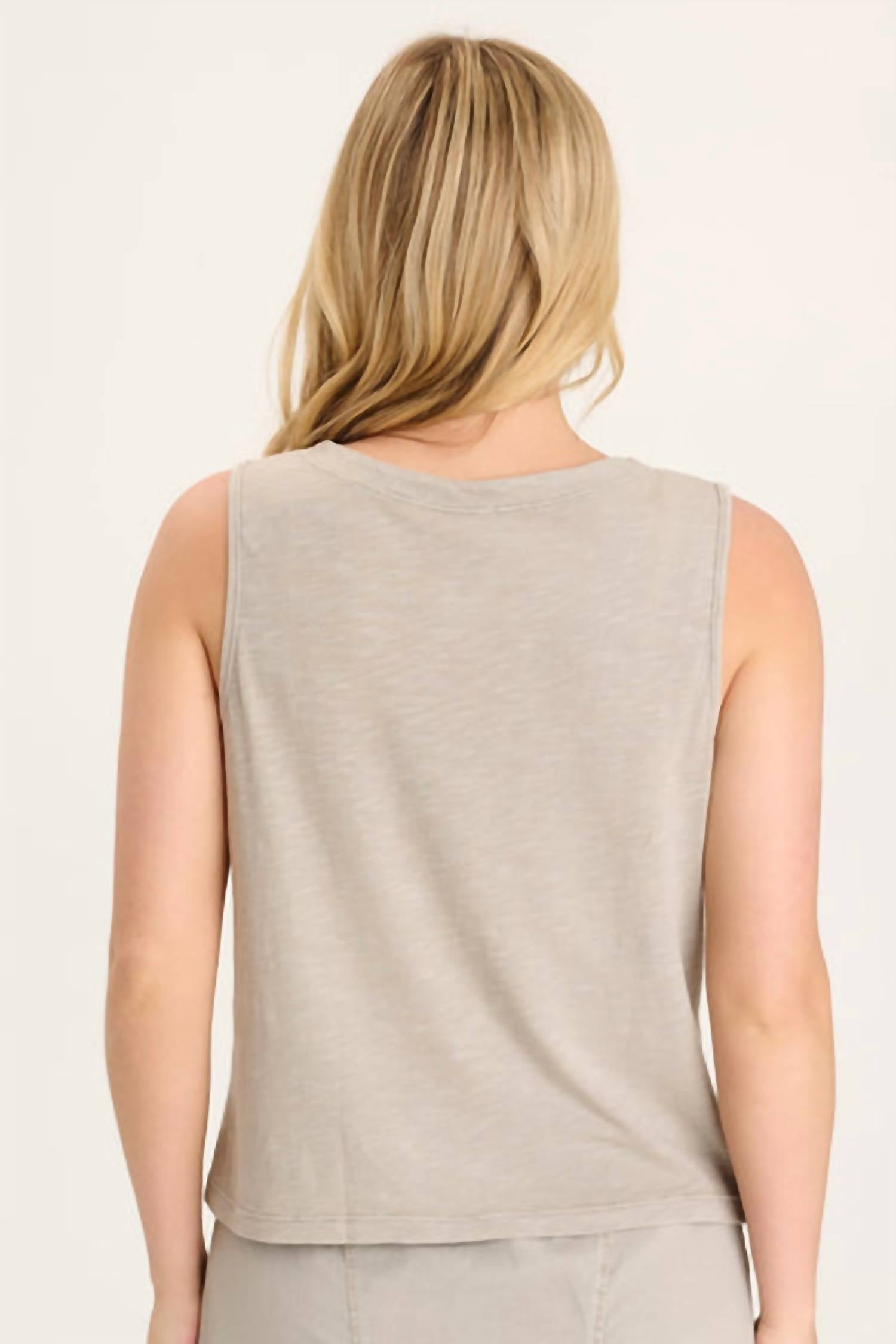 Xcvi - Quan Twill Embroidered Tank Top