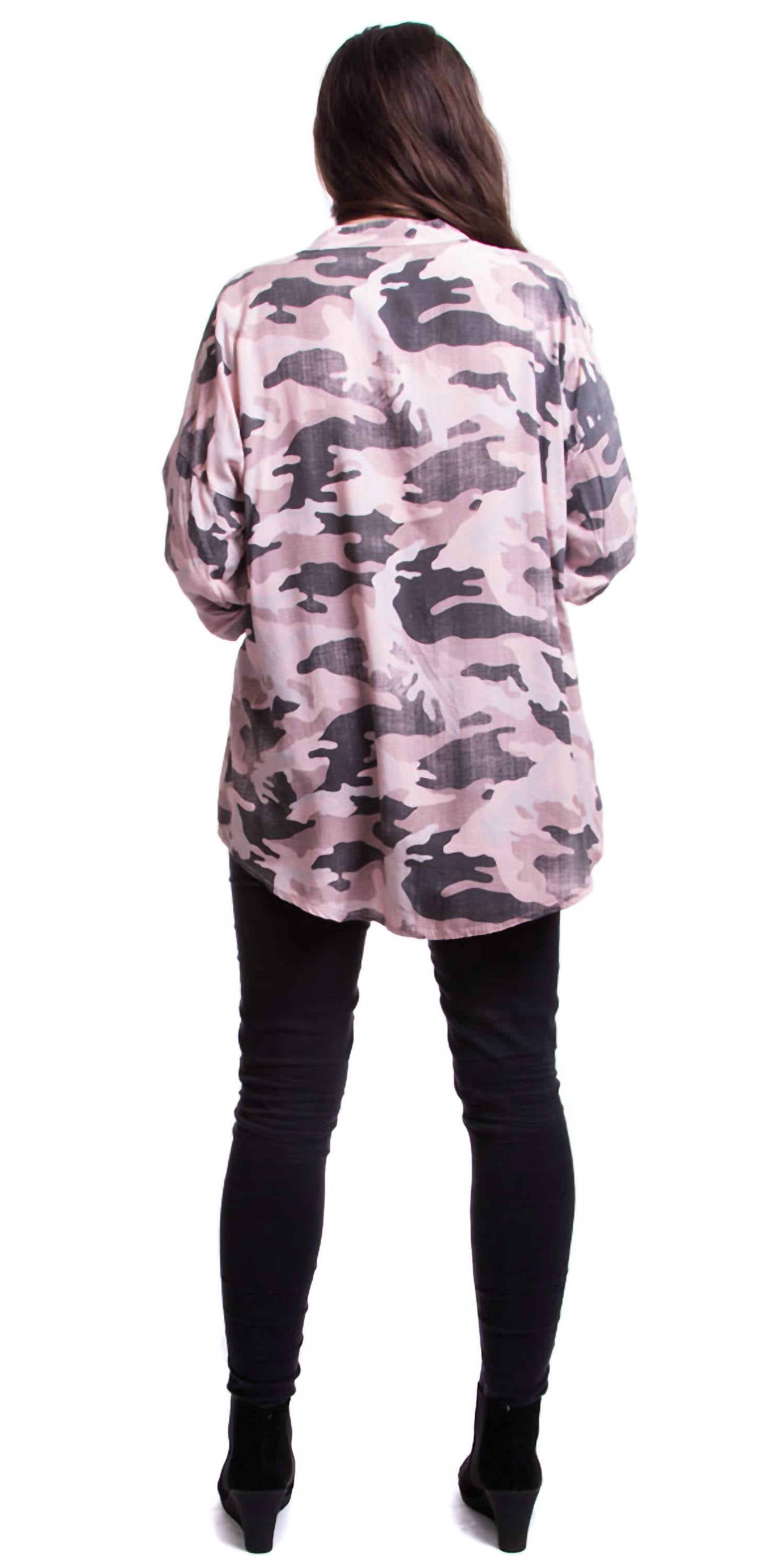 Gigi Moda - Leona Button Top