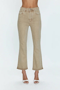 PISTOLA Lennon High Rise Bootcut Jeans in mink snow - women's jeans