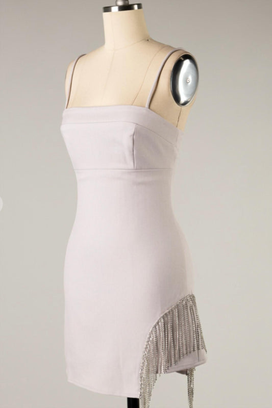 Rhinestone Fringe Dress