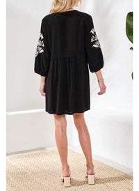Tribal - Elaine Floral Embroidery Dress