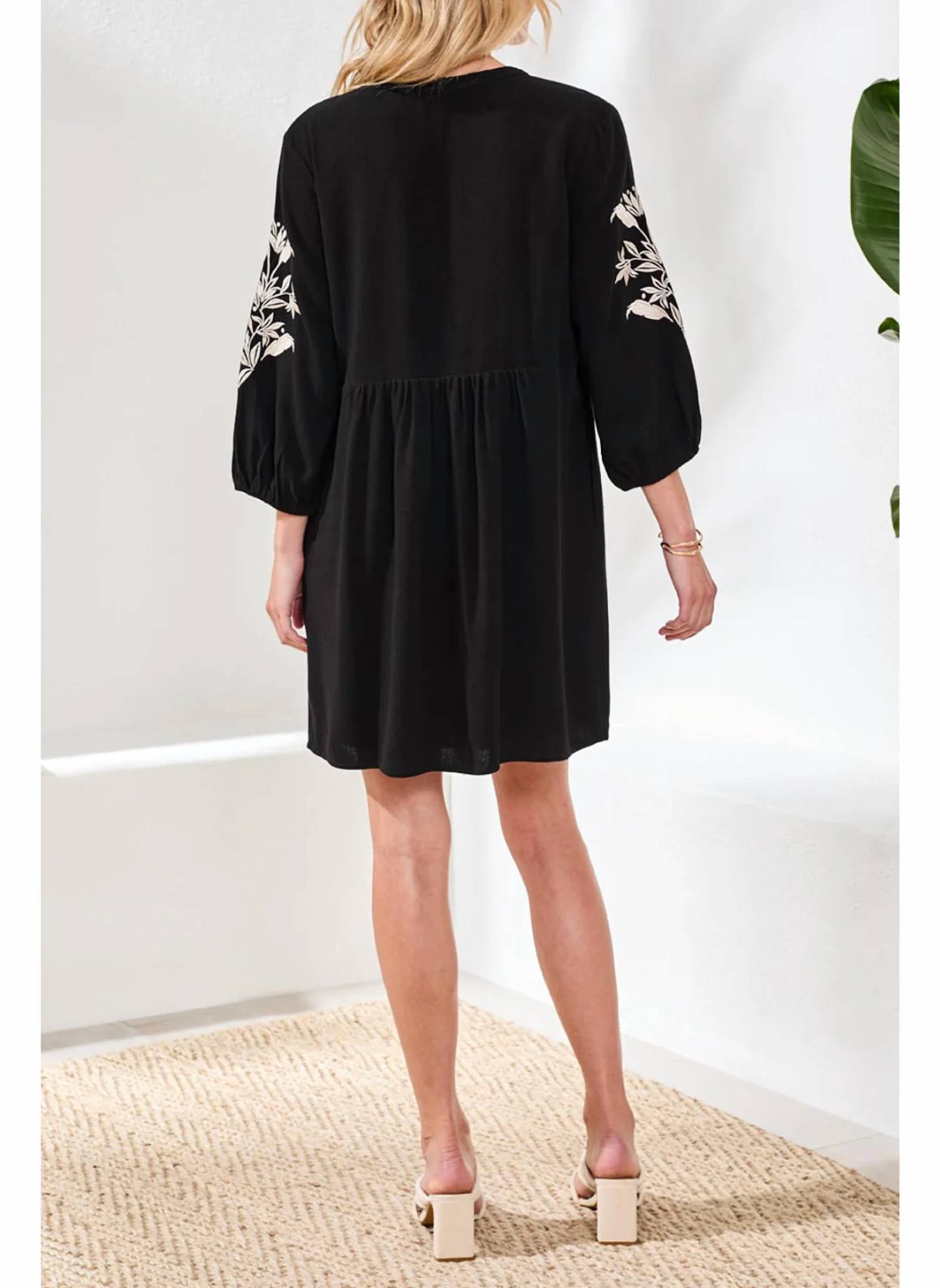 Tribal - Elaine Floral Embroidery Dress