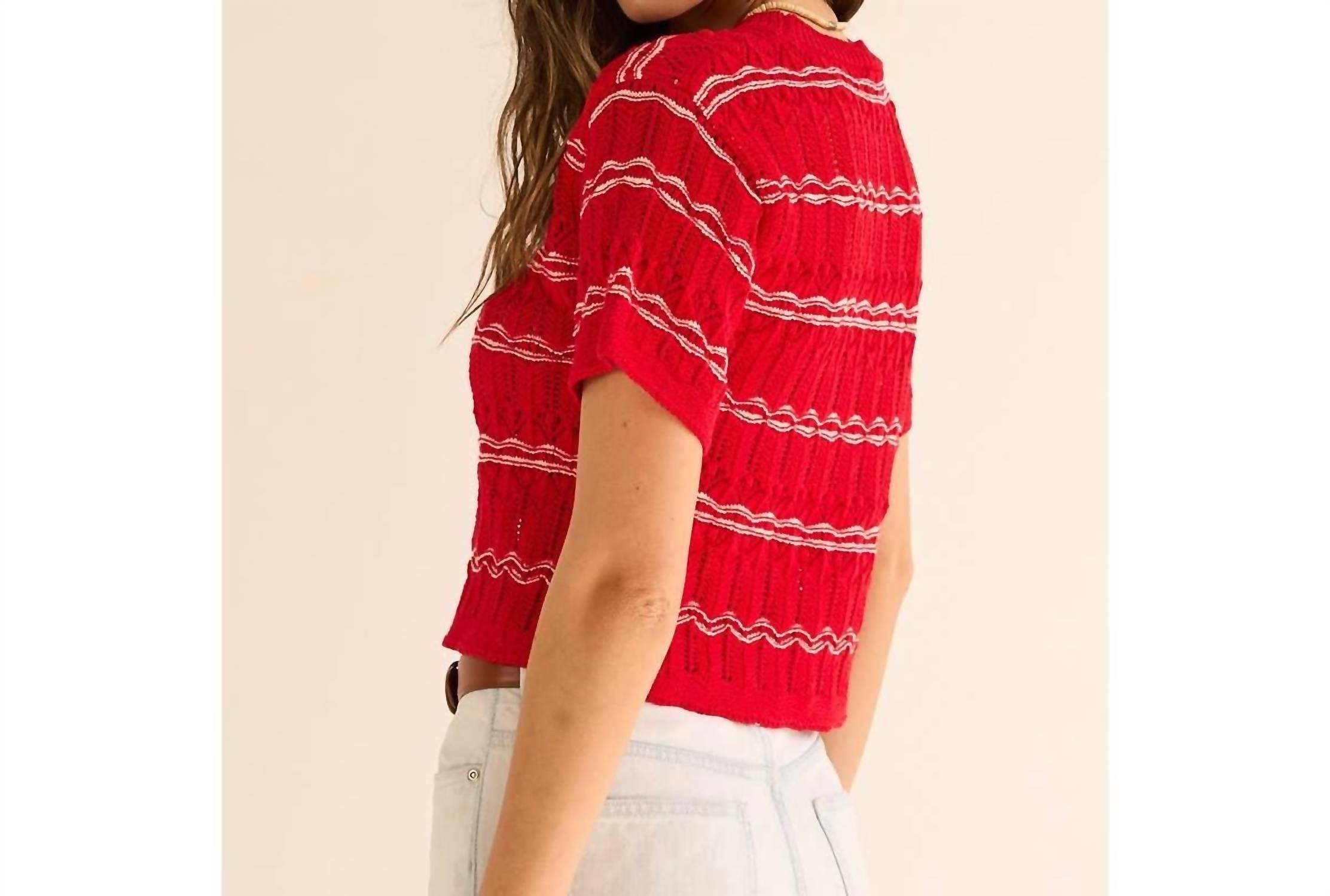 The Greii - Knit Short Sleeve Top