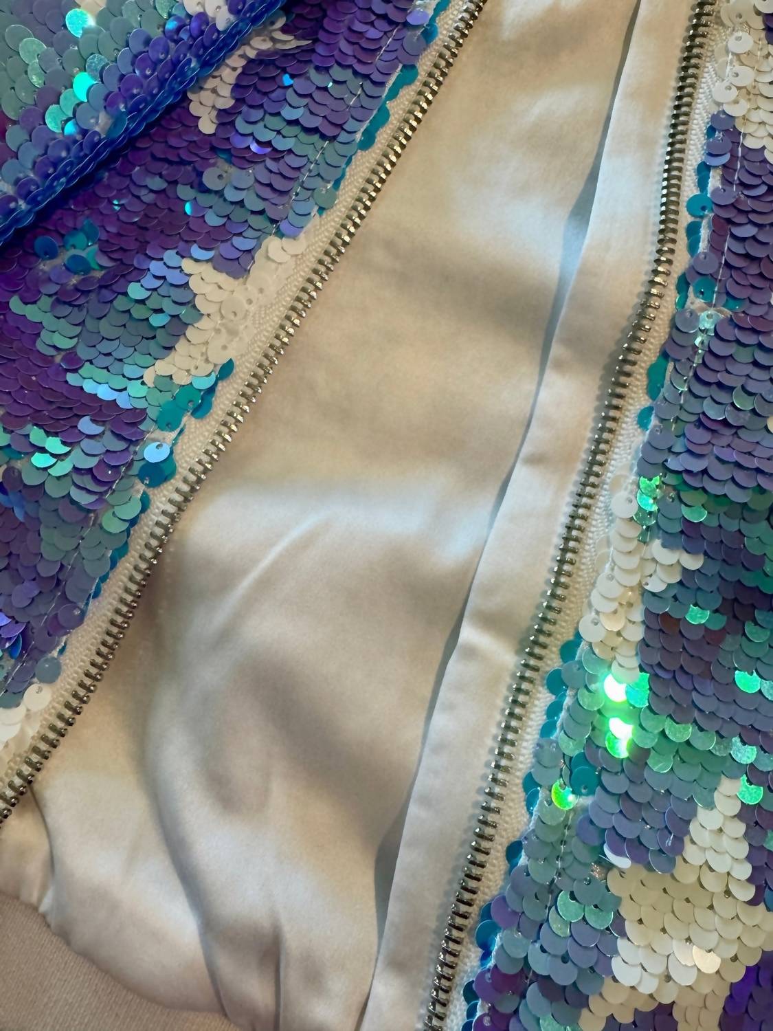 Mia - Girl's Reversible Sequin Star Bomber Jacket