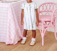 The Beaufort Bonnet Company - Girl's Fincastle Floral Holly Day Dress
