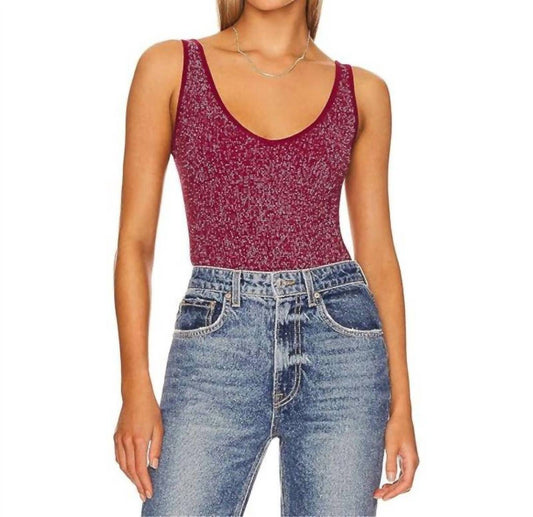 Free People - Lurex Solid Rib Brami Top