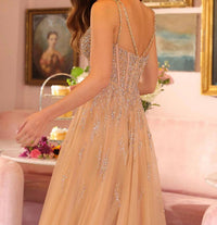 Ava Presley - Beaded A-Line Ballgown