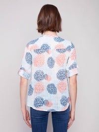 Charlie B - Jasmin Printed Cotton Gauze Blouse