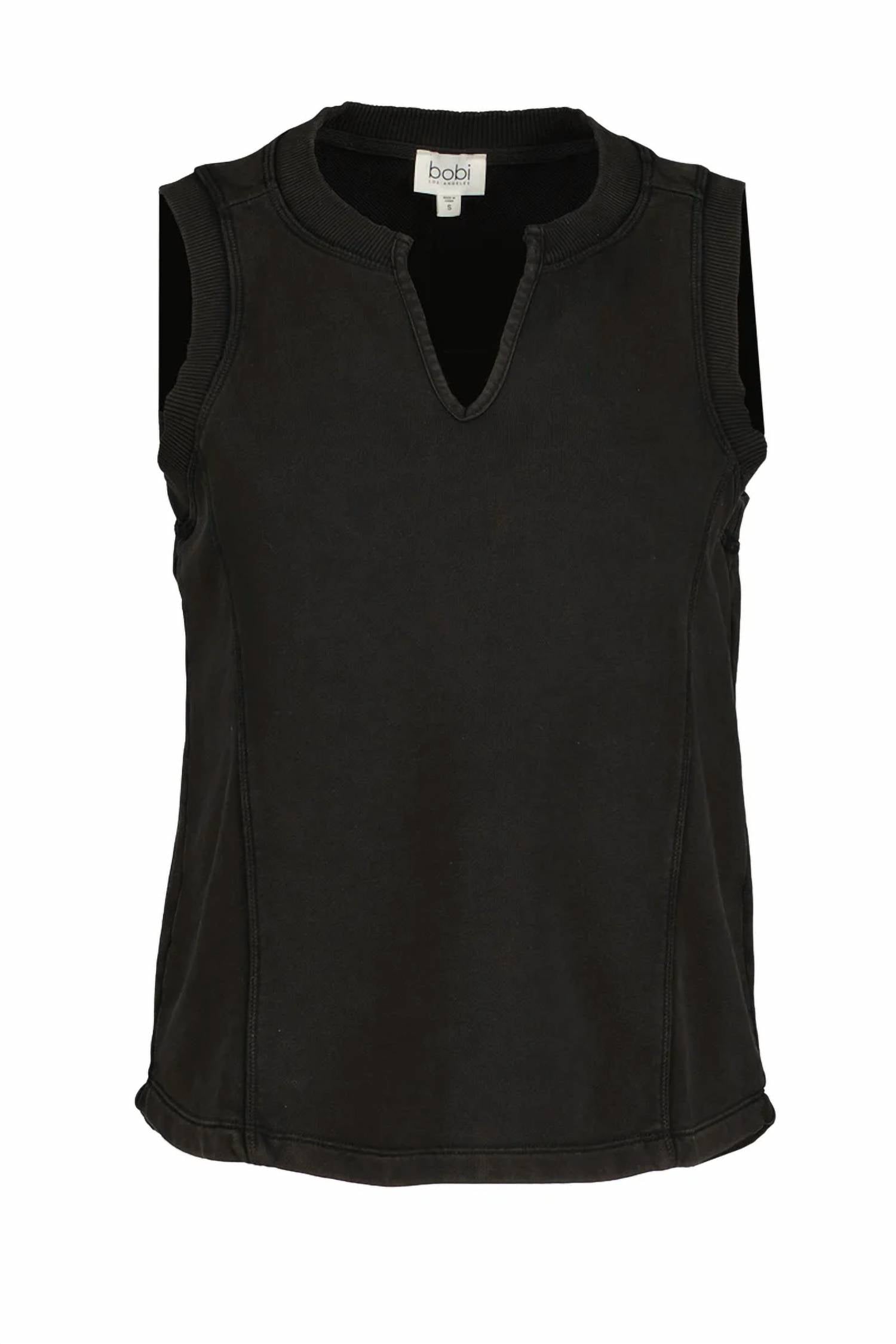 Bobi - Women's Split Neck Muscle Tank