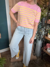 Fate By Lfd - Striped Cashblend Top