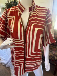 Thml - Women's Puff Sleeve Print Top