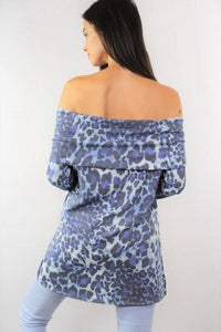 Moa Moa - Long Sleeve Off Shoulder Tunic Top