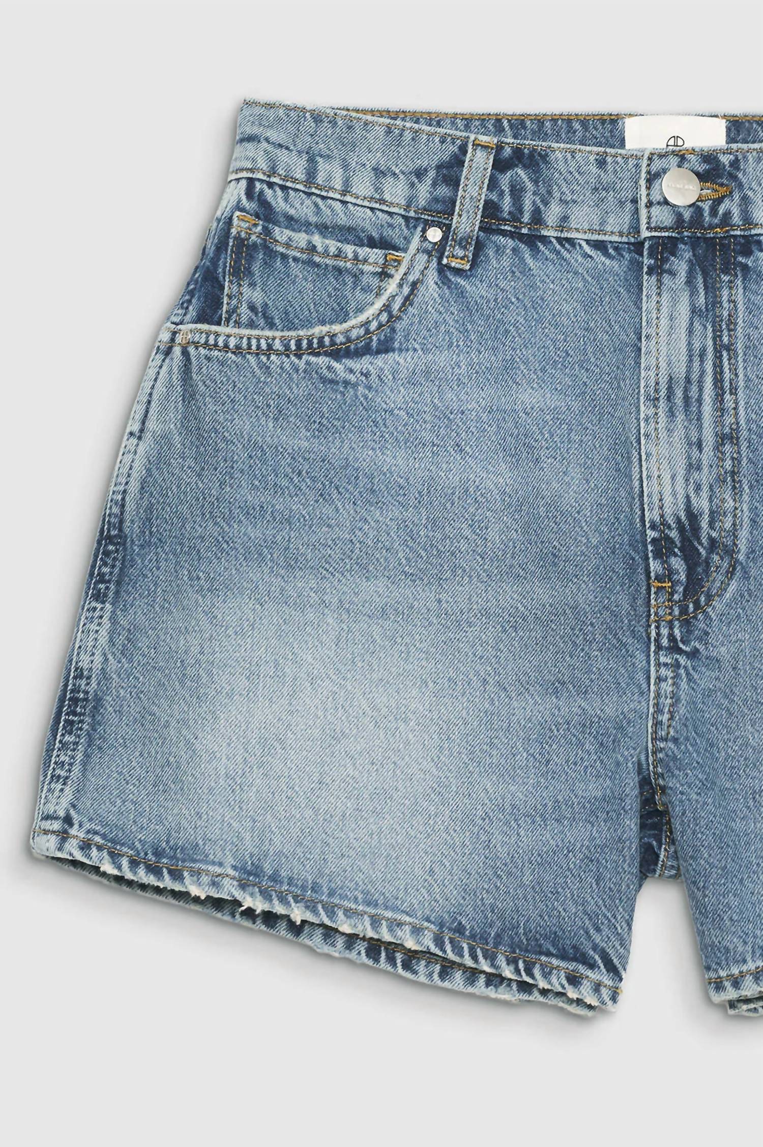ANINE BING Dalton Short in pacific blue - women's shorts - view 4