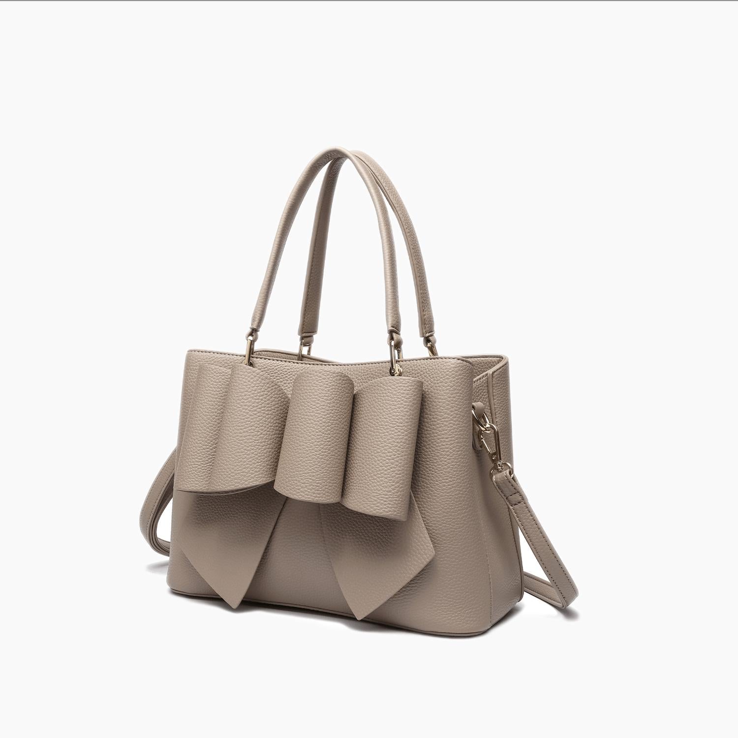 Like Dreams - Women's Jenna Bow Vegan Satchel Crossbody Bag
