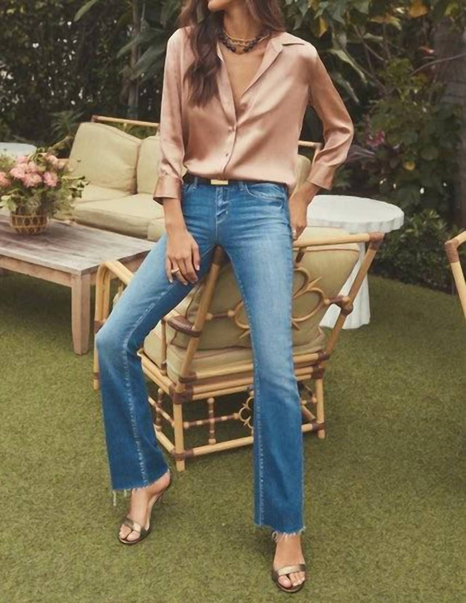 L'Agence - Dani 3/4 Sleeves Blouse