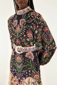 Farm Rio - MARVELOUS GARDEN MIDI DRESS