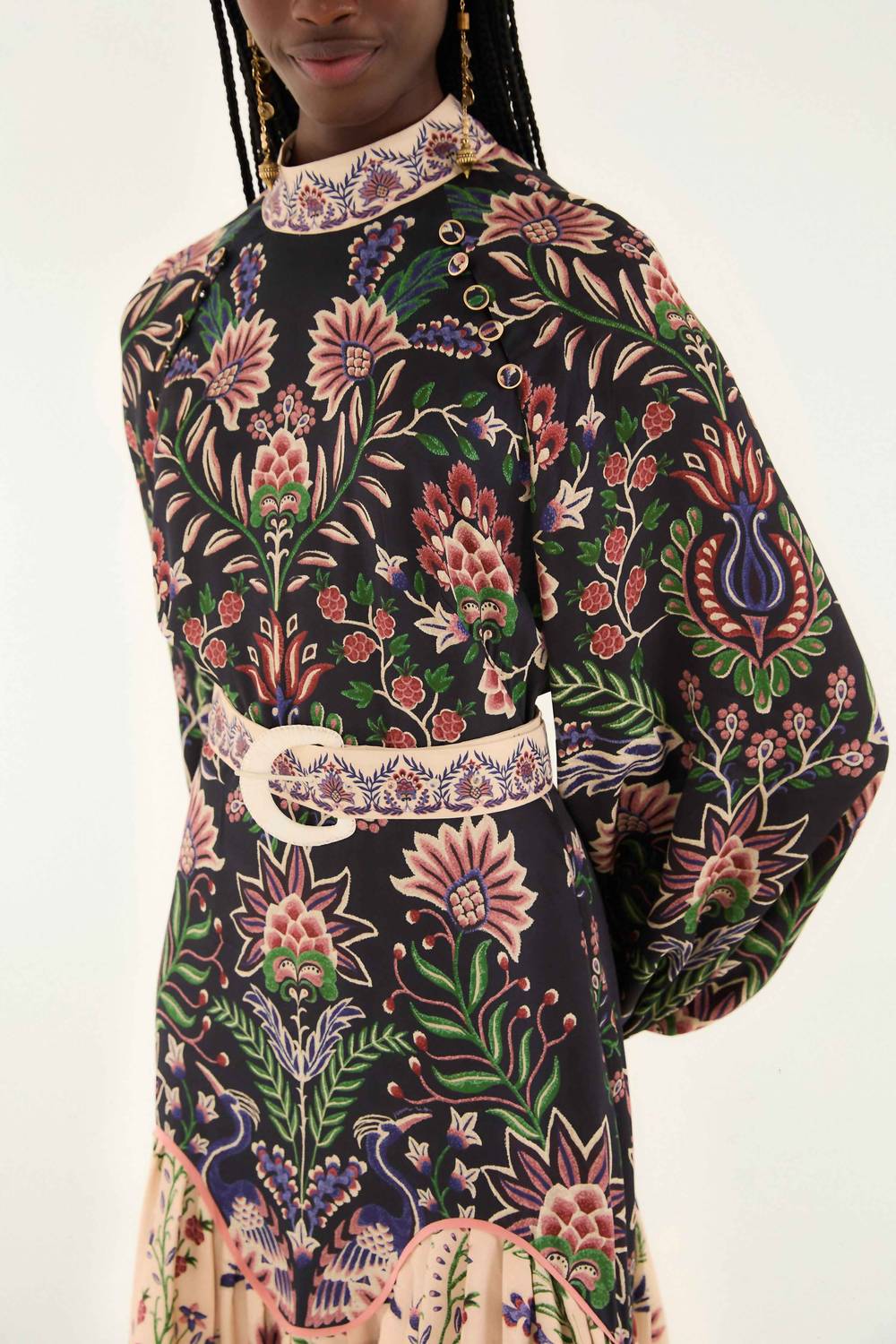 Farm Rio - MARVELOUS GARDEN MIDI DRESS