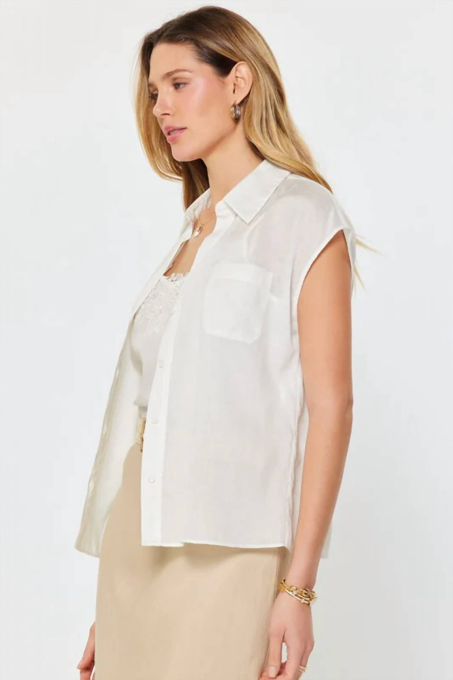 Current Air - Coastal Layered Blouse