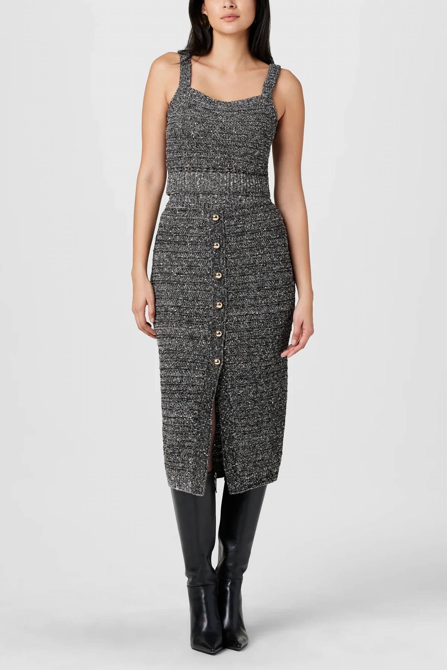 Toccin - Tani Button-front Skirt
