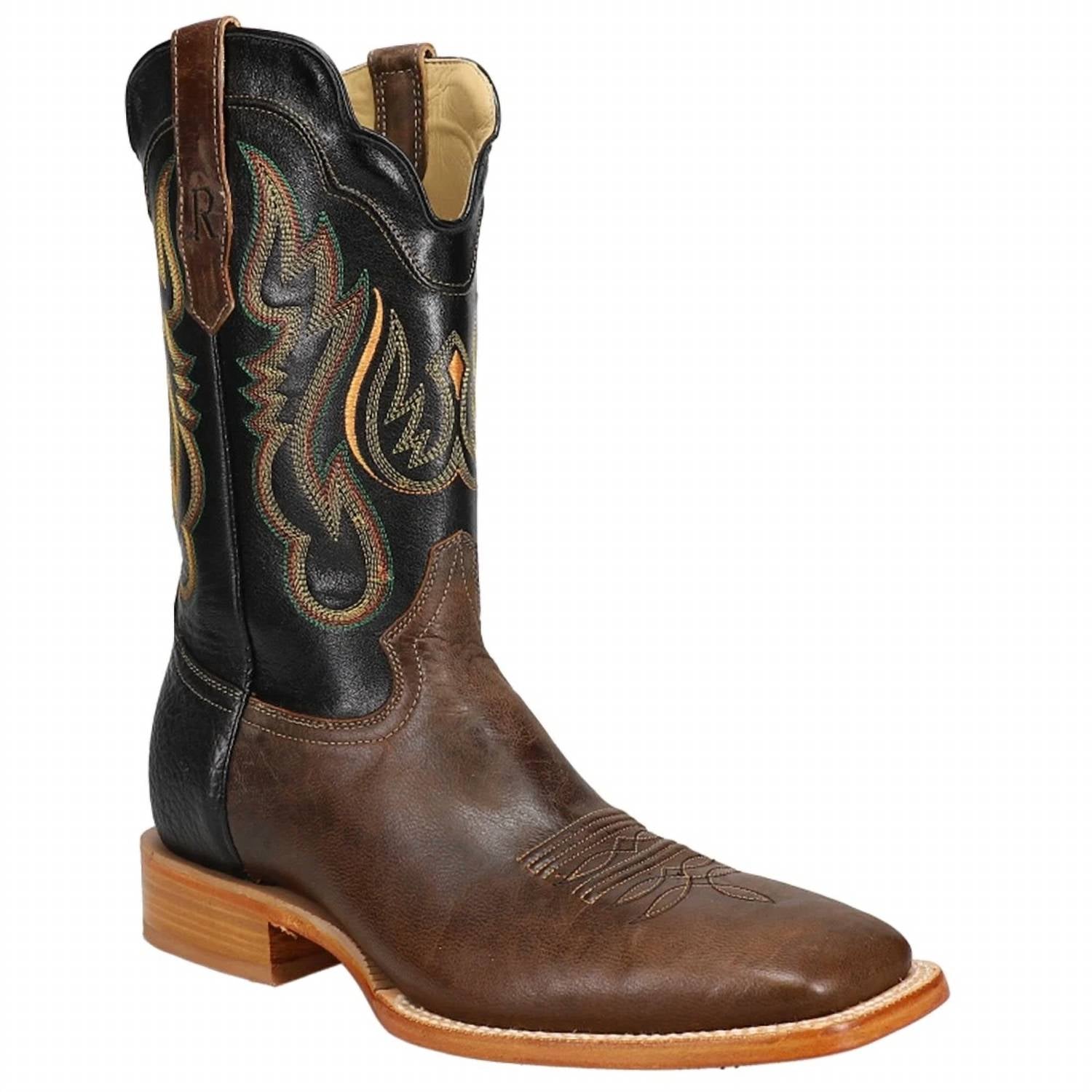 R Watson Boots - Men's Antique Goat Square Toe Cowboy Boots