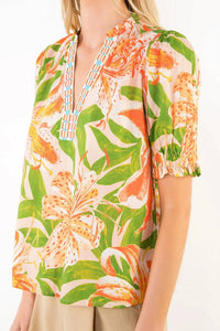 Thml - Hibiscus Floral Blouse