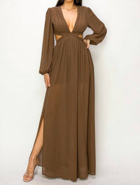 Little Secret Of Mine - Cut Out Maxi Dress