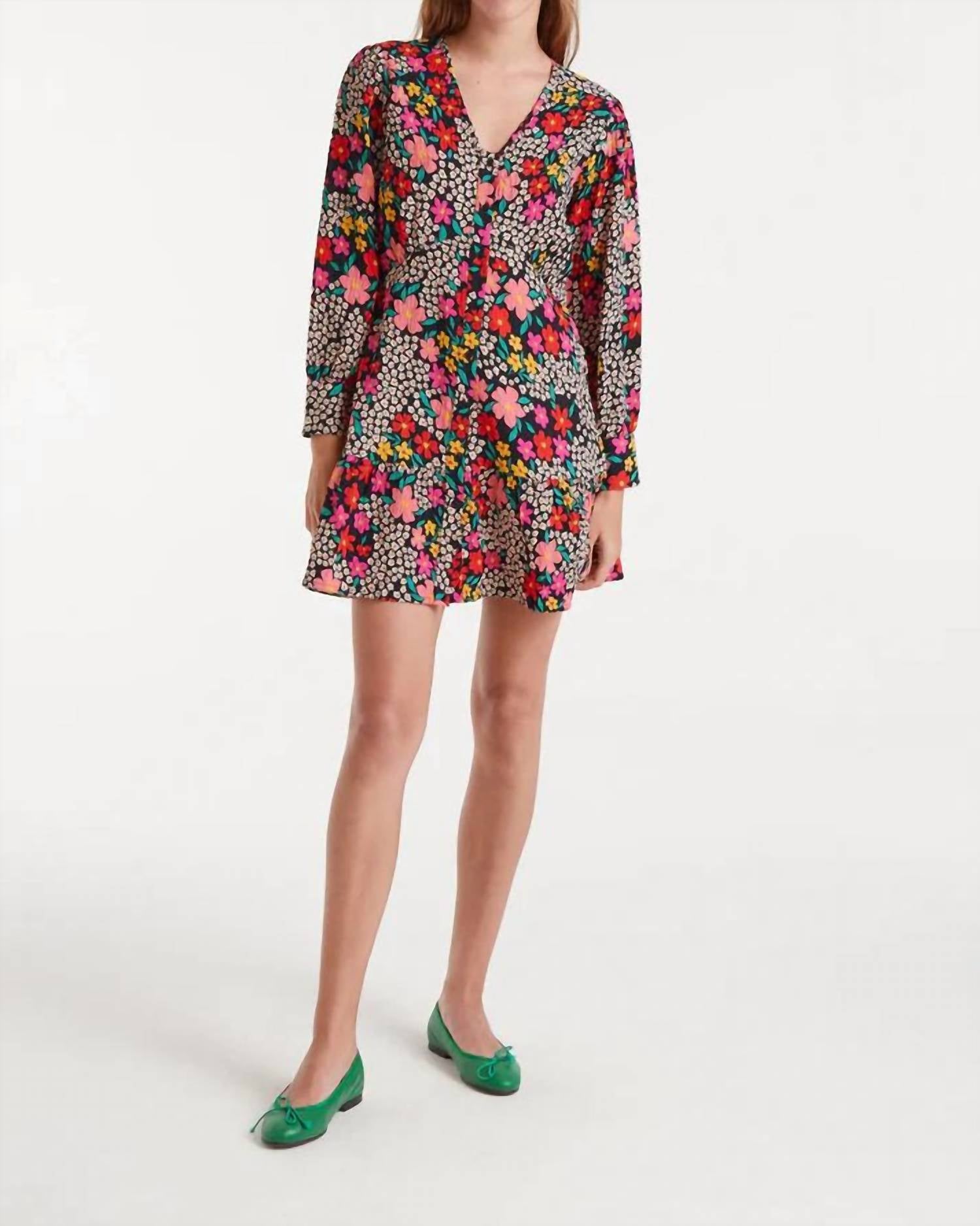 Compania Fantastica - Garden Print Mini Dress
