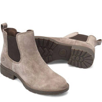 Born Women's Cove Weather-ready Chelsea Boot in taupe - women's shoe - detail view